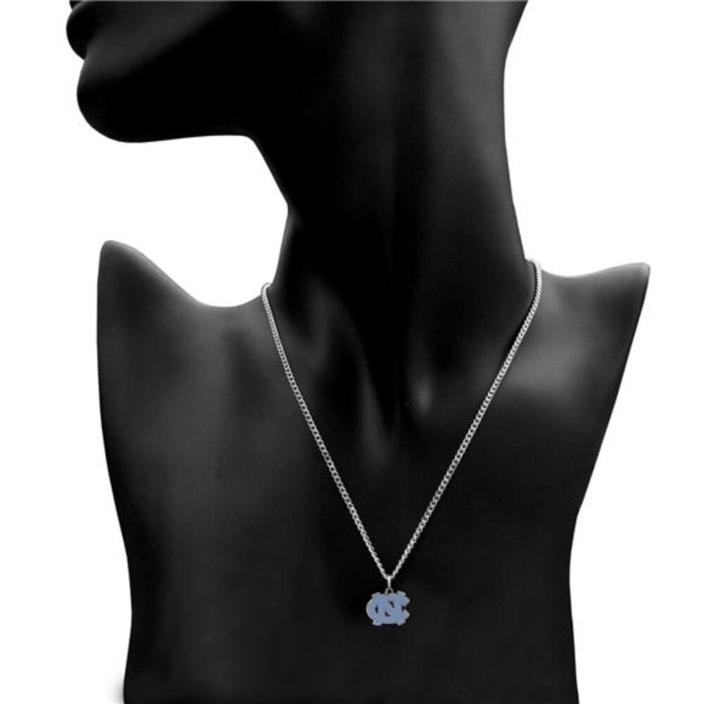 NCAA Siskiyou Sports Fan Shop North Carolina Tar Heels Chain Necklace with Small - Picture 2 of 3